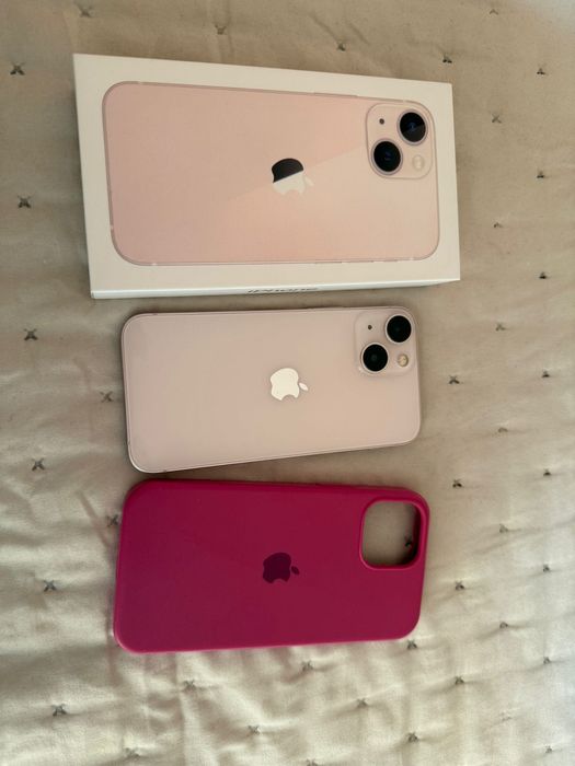 iPhone 13 Mini 128GB Розов – 80% батерия, отлично състояние!