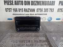 Radio Cd Vw Passat Touran Jetta Caddy Golf 6 Vl An 2011-2012-2013-2014-2015 - Dezmembrari Arad