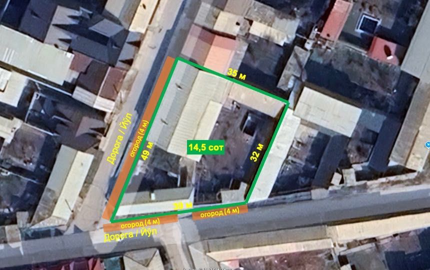 Участок 14,5 соток, угловой (дороги с двух сторон)