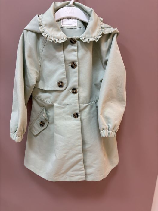 Trench fetite culoarea mint marimea 3-4 ani
