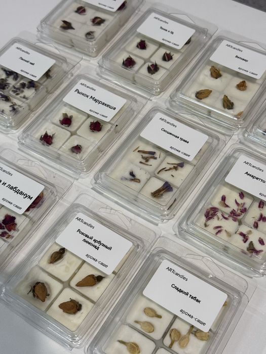 Аромасаше и свечи