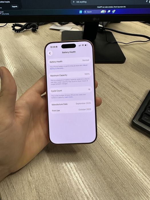 Iphone 17 pro 256gb 100% LL/a