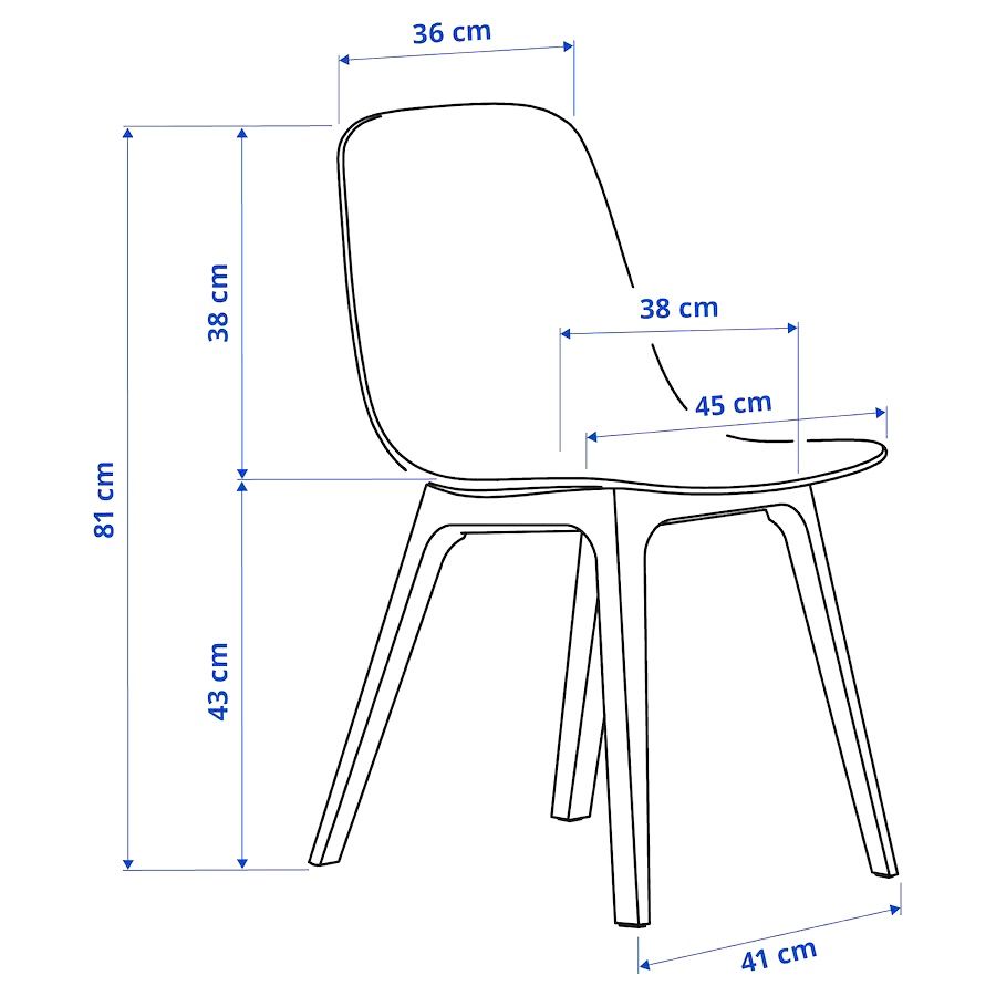 Vand urgent 2 scaune IKEA ODGER culoare bej ca noi