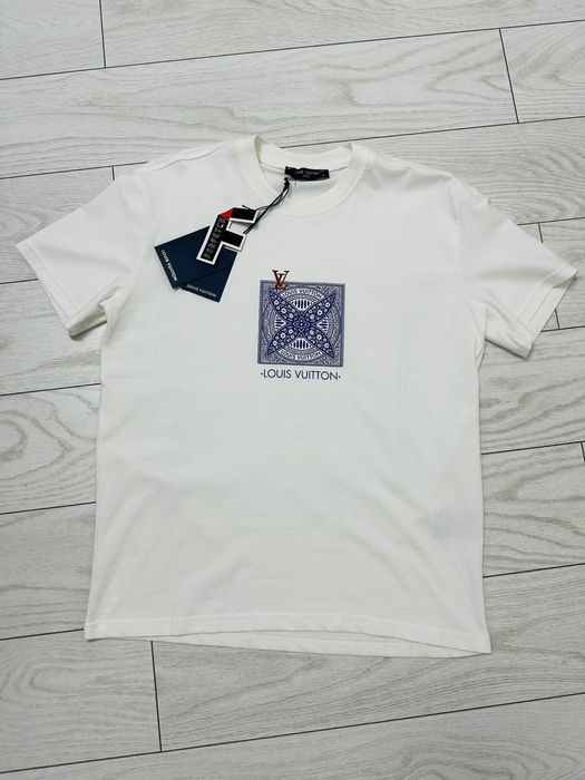 Tricou alb Louis Vuitton