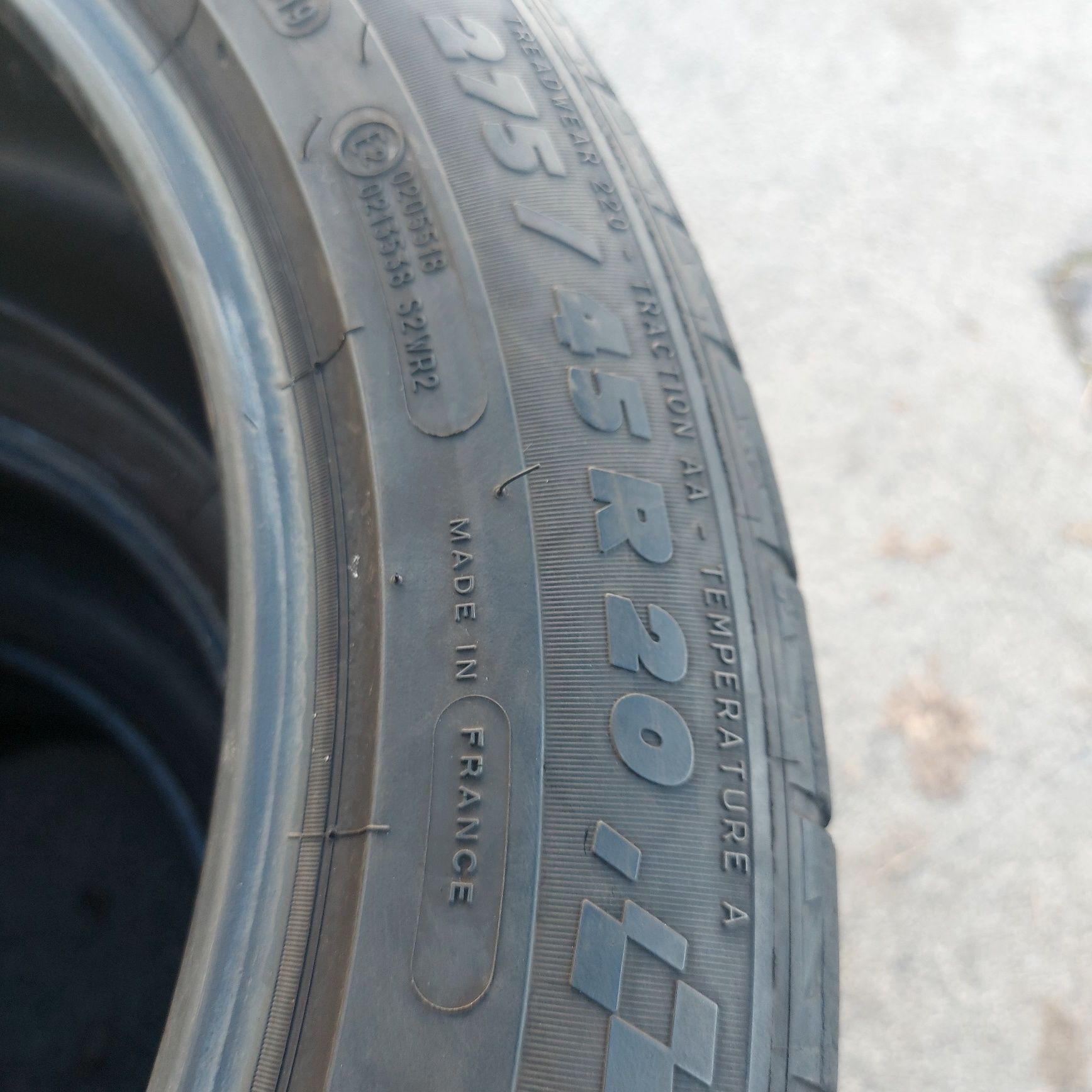 275/45/20"Michelin 1бр.гума