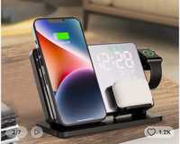 Încărcător fără fir 3 în 1 pentru iPhone și  Apple Watch