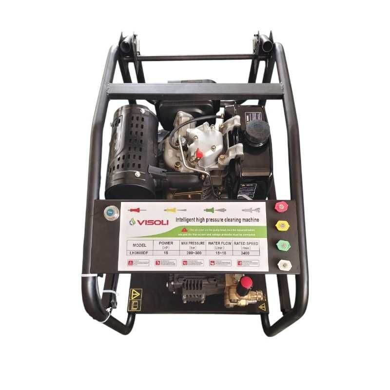 Pompa de spalat cu presiune 15HP cu motor disel Visoli