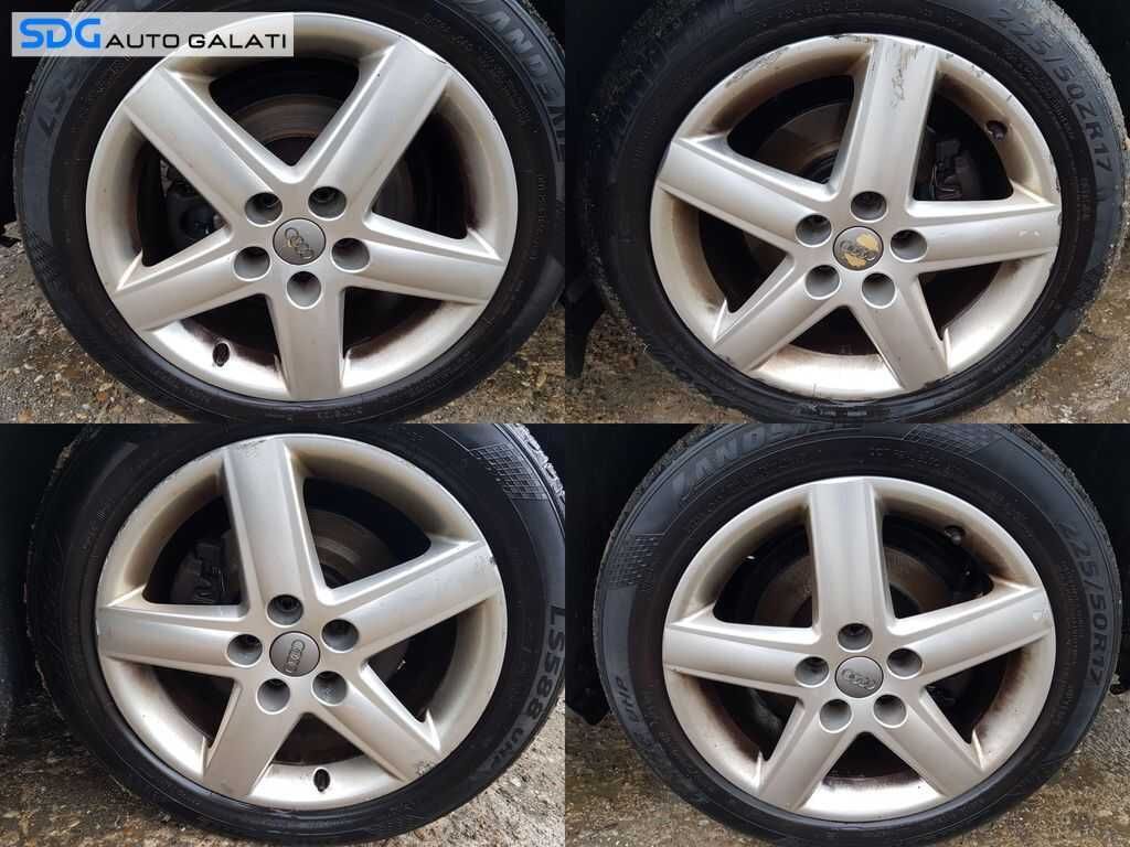 Set 4 Jante Aliaj 5x112 225 50 R17 17 7,5Jx17H2 ET45 Audi A3 8P 2004 - 2013 Cod 4F0601025AF