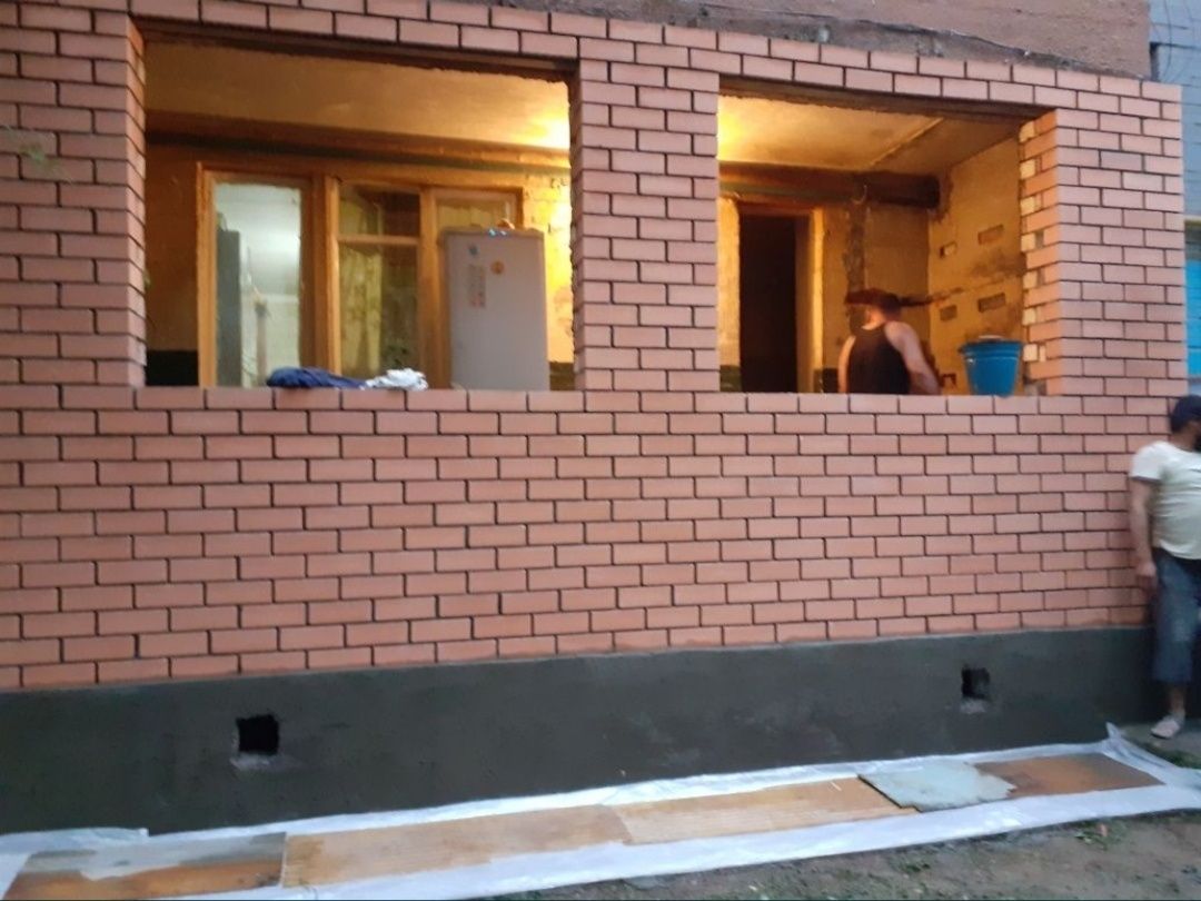 Балконов гишт терамиз! Решётки и Козырок
