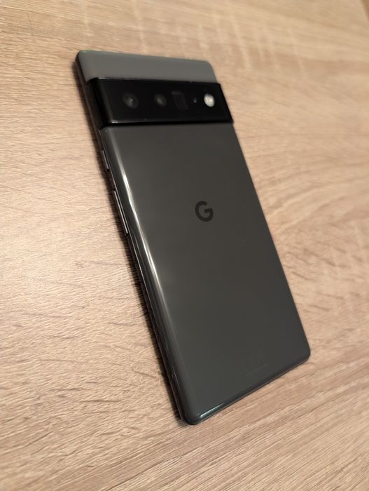 Google Pixel 6 Pro, 5G, 128gb, Stormy Black, 2 huse cadou