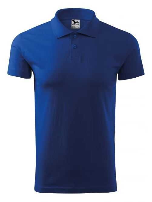 Tricou polo pt barbati Single J., albastru regal, marime S - 50 lei