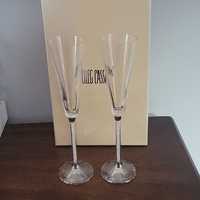 НАМАЛЕНИ! Дизайнерски сватбени чаши с кристали за тост Олег Касини
