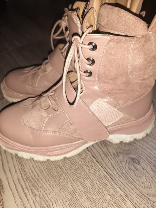 Ботиночки pink island утепленные