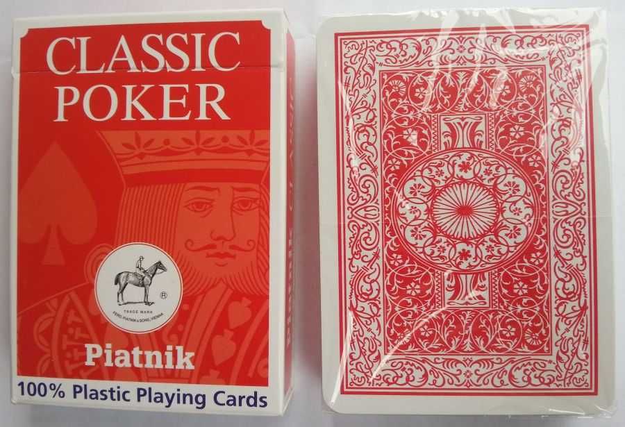 НОВИ Карти 100% Пластик за игра на Покер на марката Piatnik®