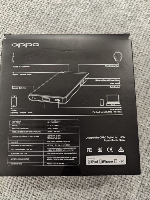 Oppo HA2 se dac si amplif casti