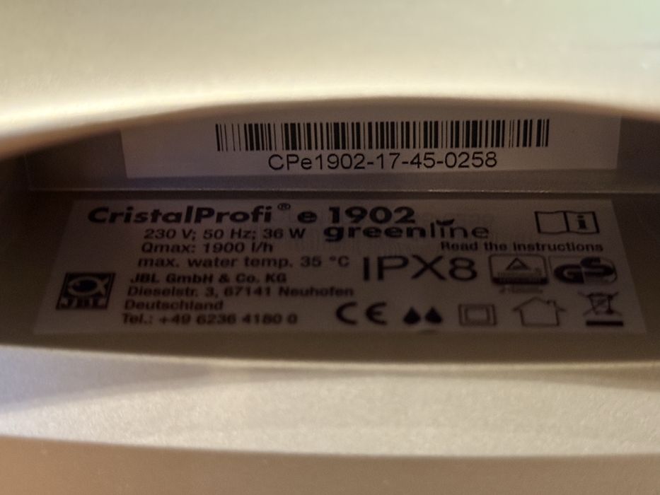 Vand filtru acvariu JBL e1902