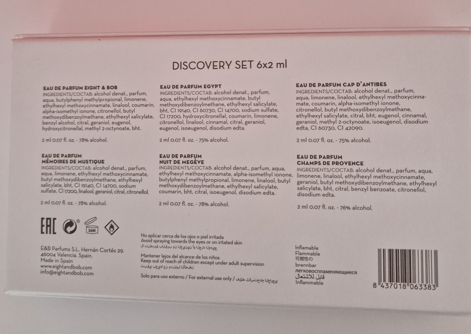 Eight&Bob Discovery Set-(edp)