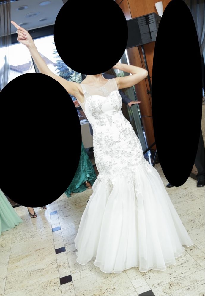 Rochie mireasa sirena ivoire