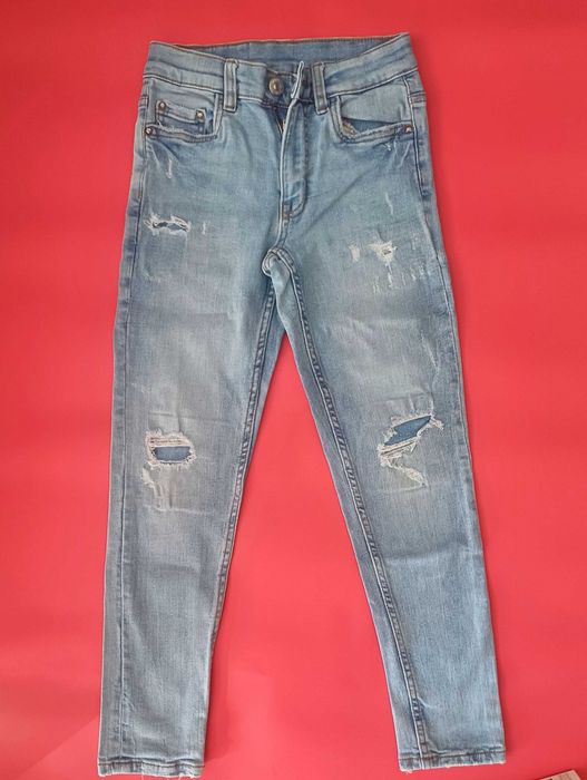 Комплект от 3бр. дънки Zara за момче -134см(9г)