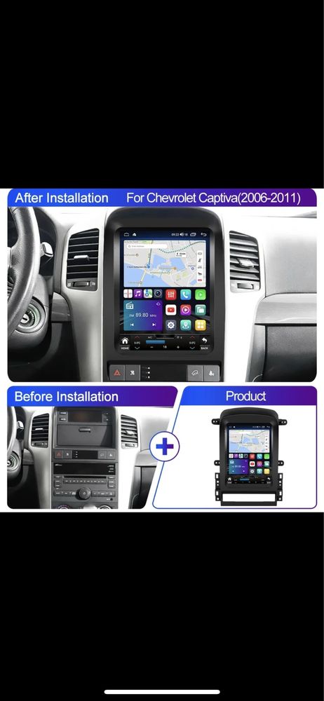 Navigatie chevrolet captiva dvd cd player