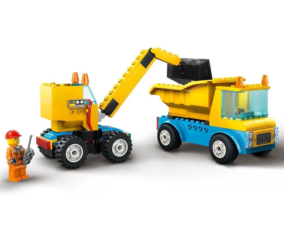 LEGO® City Great Vehicles 60391 - Строителни камиони и кран 235ч