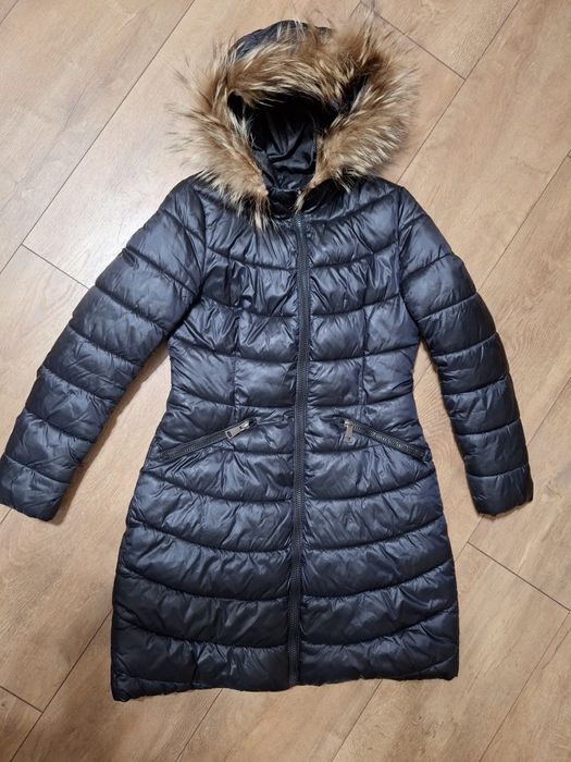 Дамско яке с естествен косъм