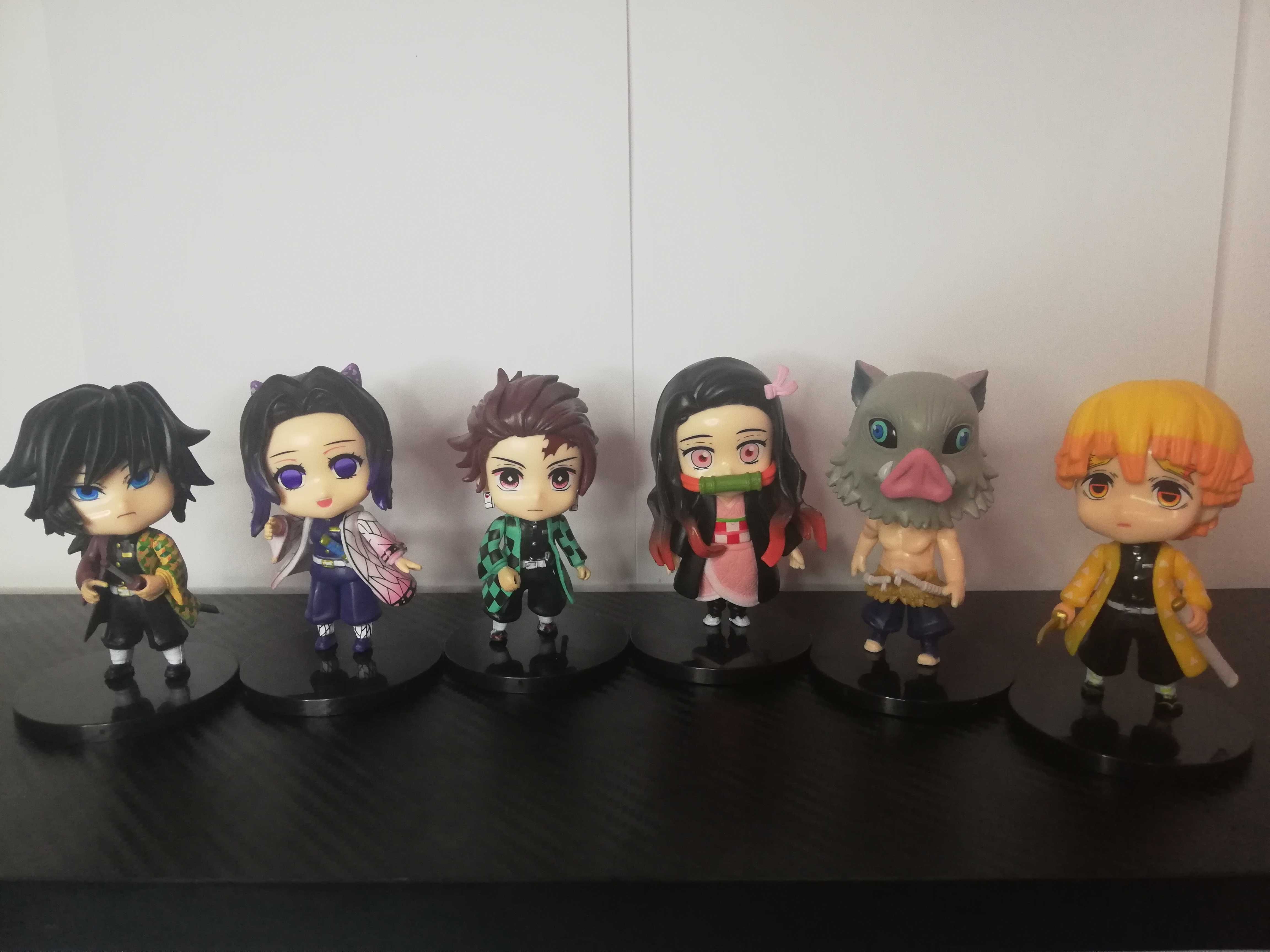 Set 6 figurine chibi, Demon Slayer