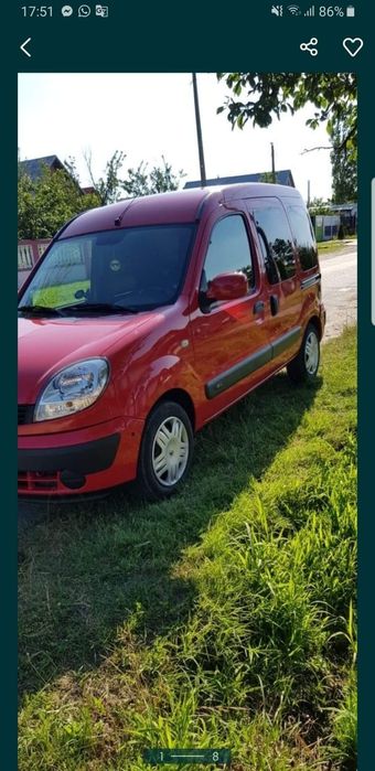 Vând Renault Kangoo 1.2  16v benzină  2007  213000 km
