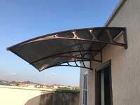 Copertină de ușă marchiză- adăpost acoperiș 120x80cm-260x120cm iv