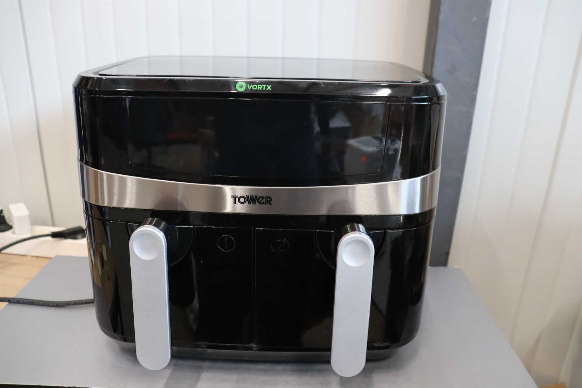 Фритюрник с горещ въздух Tower Vortx 9L, две кошници, Airfryer 2600W