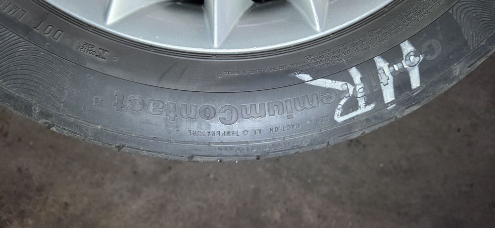 FIAT PUNTO Джанти със летни гуми 195/55/16 6J ET45 4×100 ДОТ 1317