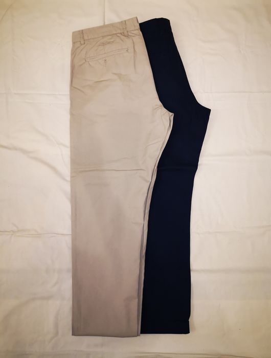 2 perechi Pantaloni chino Tex 100% bumbac
