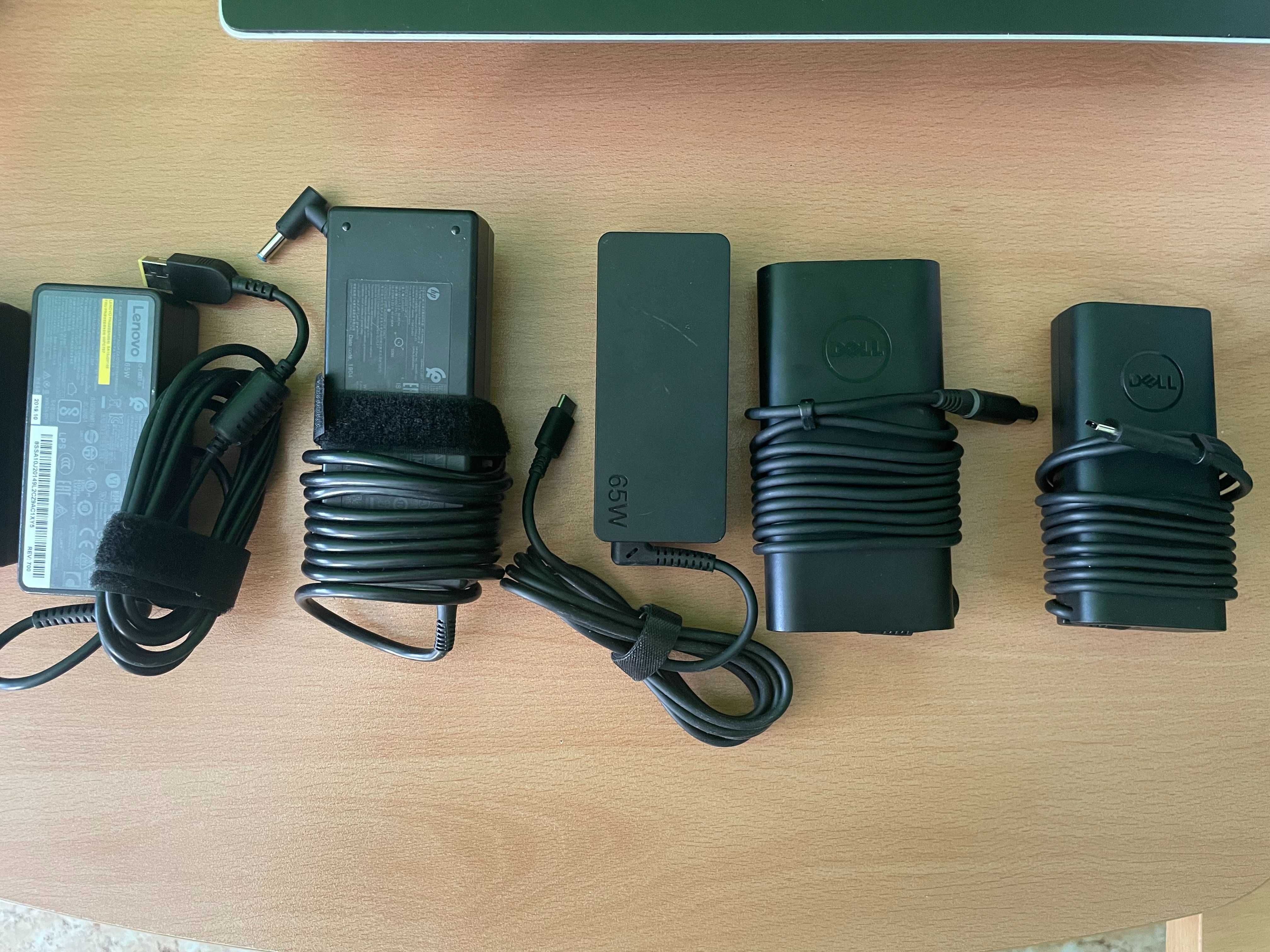Оригинални зарядни Dell, HP, Lenovo лаптопи - 45W, 65W, 90W, 130W+