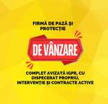 Vânzare firmă pază și monitorizare – dispecerat propriu, licenta IGPR