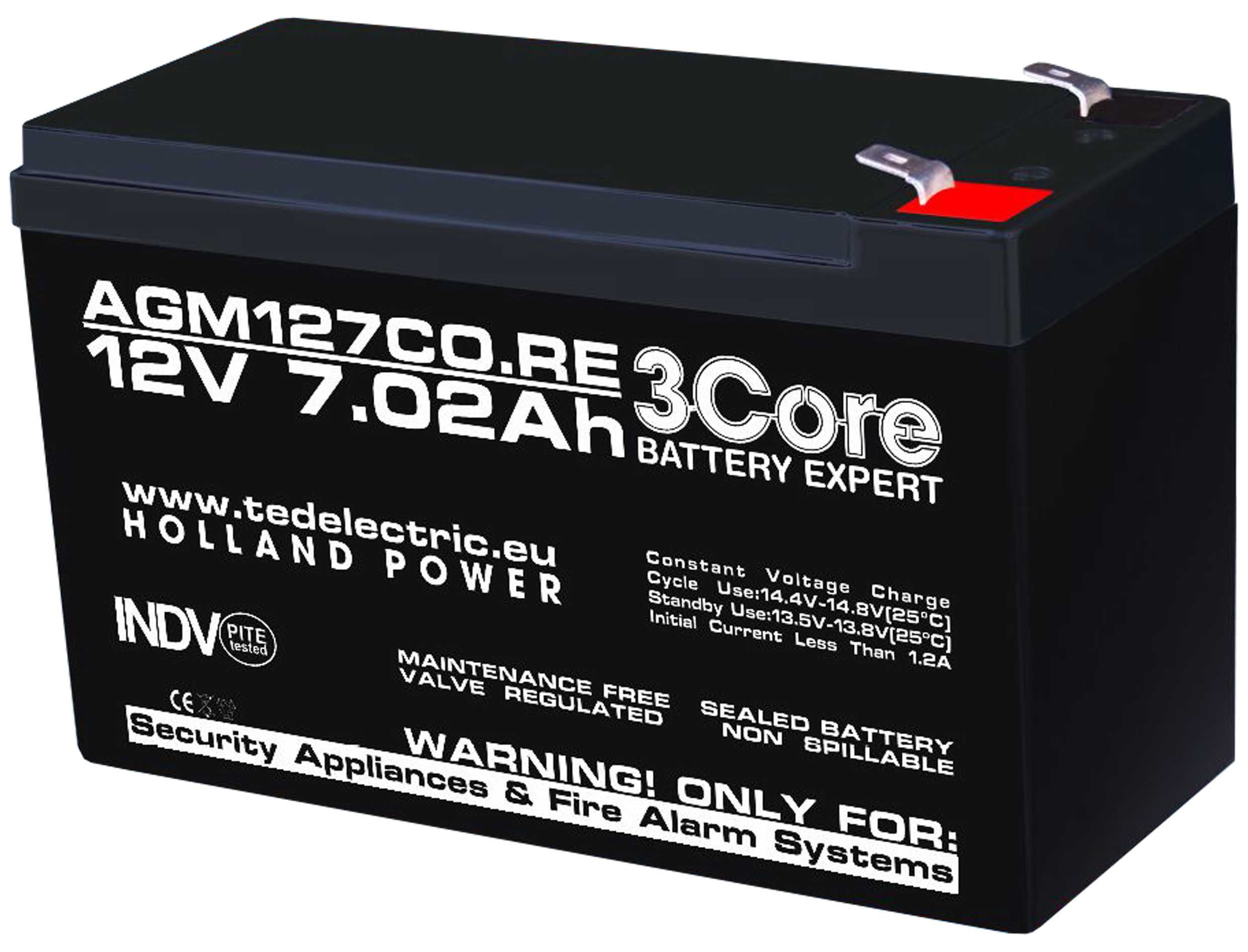 Acumulator 12V 7AH AGM Baterie 12V 7Ah VRLA Baterii Acumulatori 12V 7