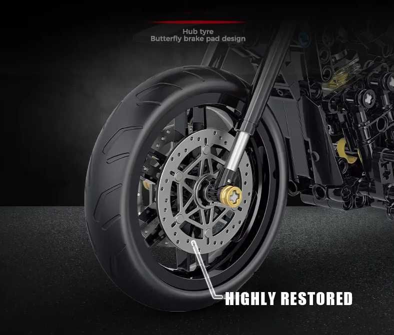 NOU compatibil lego Technic motocicleta Harley Davidson 30cm