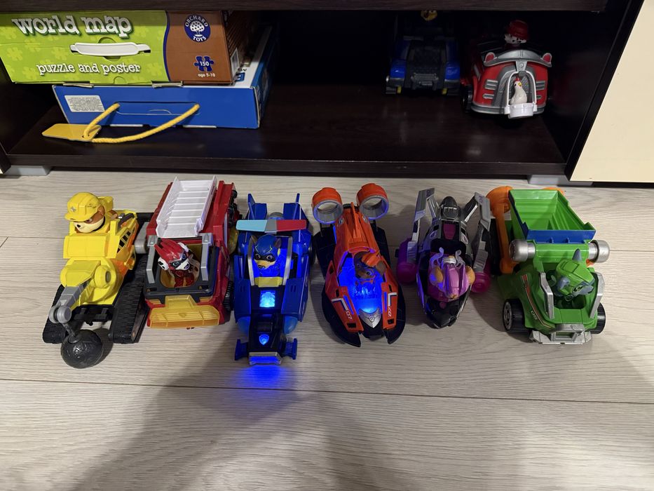 Masinute Paw Patrol din seria Mighty Pups