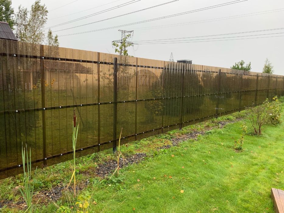 Пластиковый профнастил шифер полигаль поликарбонат профилированный