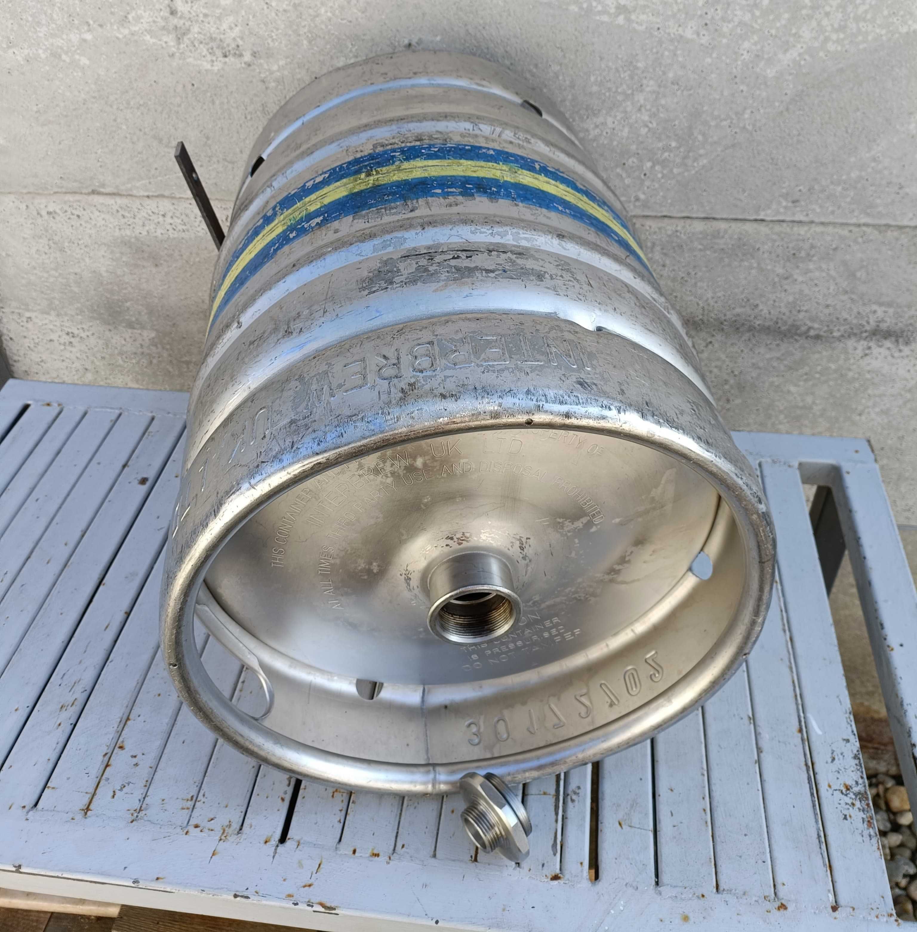 Vas expansiune fara basica din butoi bere inox alimentar 50 L