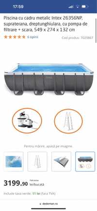 Piscina Intex folosita 3 veri