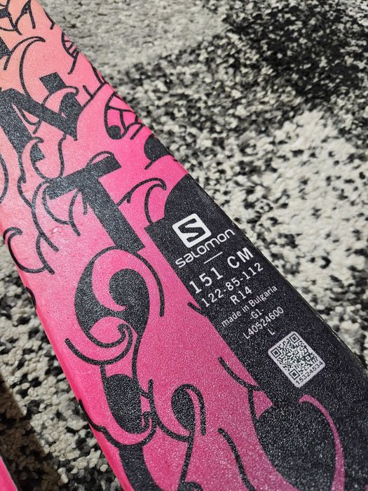 Schi ski Salomon freestyle freeride 151cm
