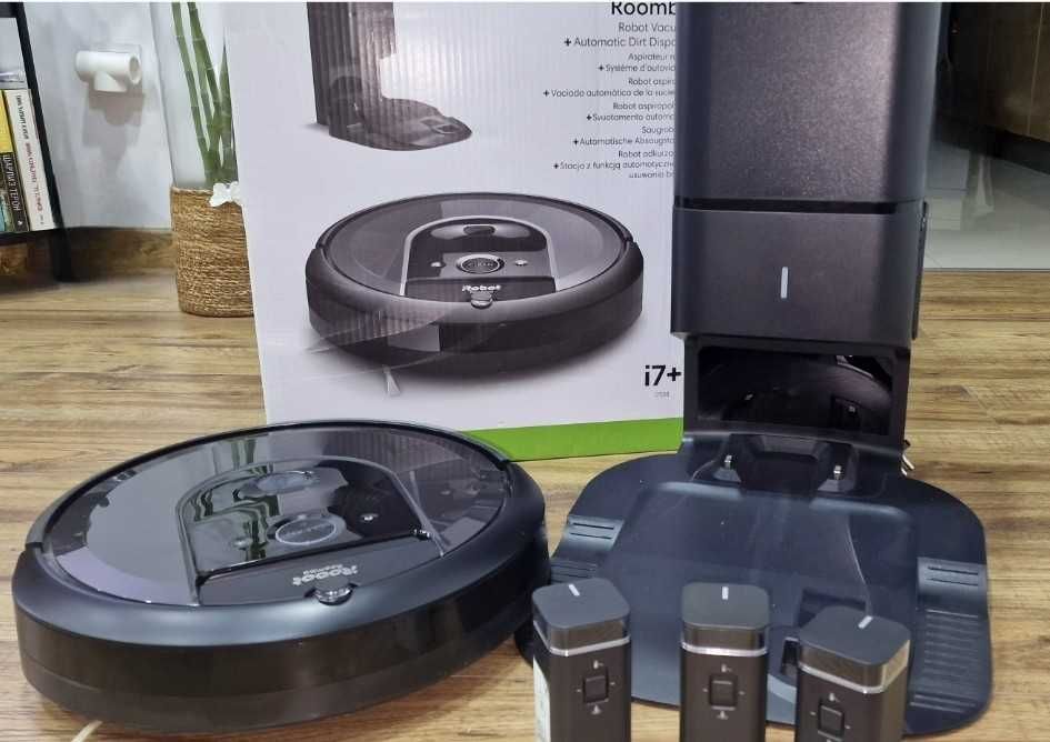 Подов Робот iRobot Roomba i7+ за сухо почистване