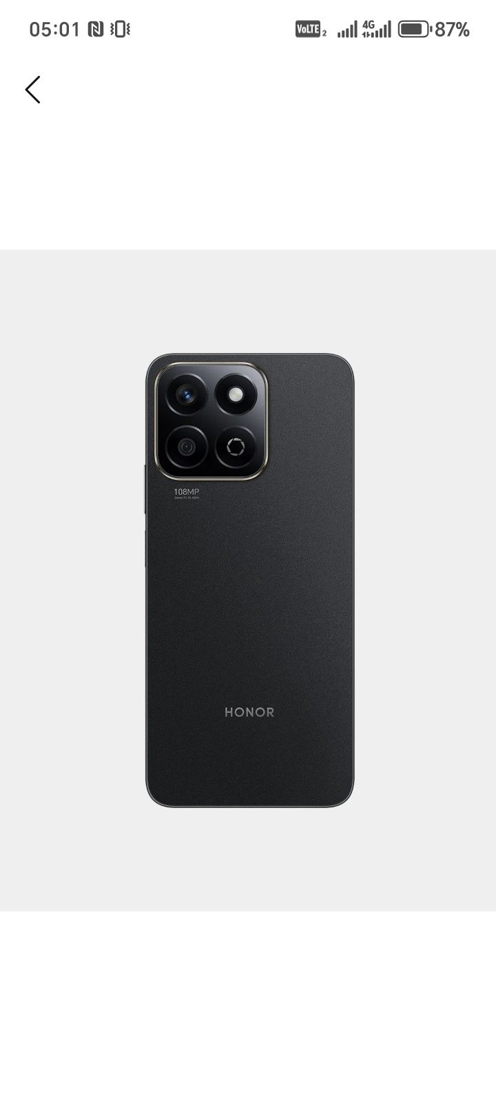 Honor x7c 8 256 bor qora