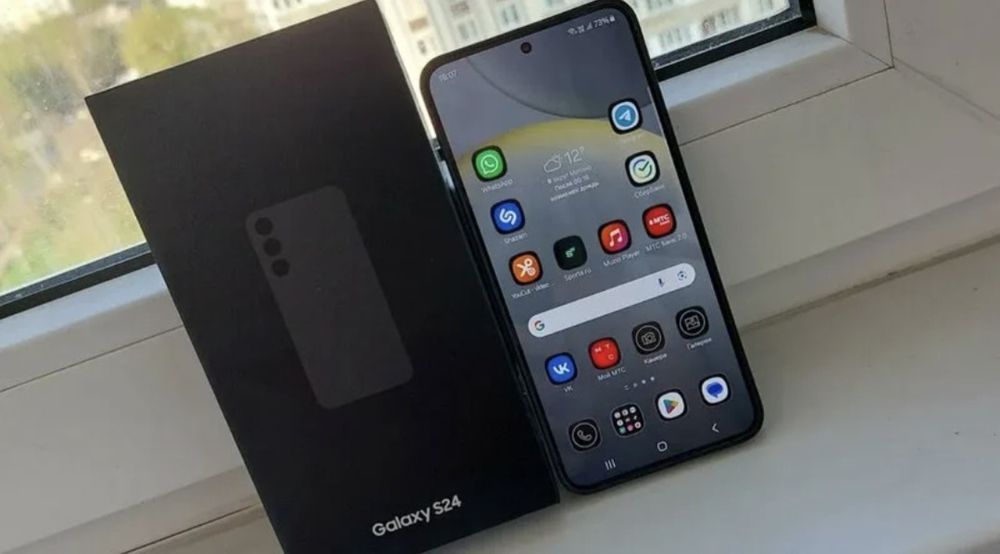 Samsung s24 black идеальный