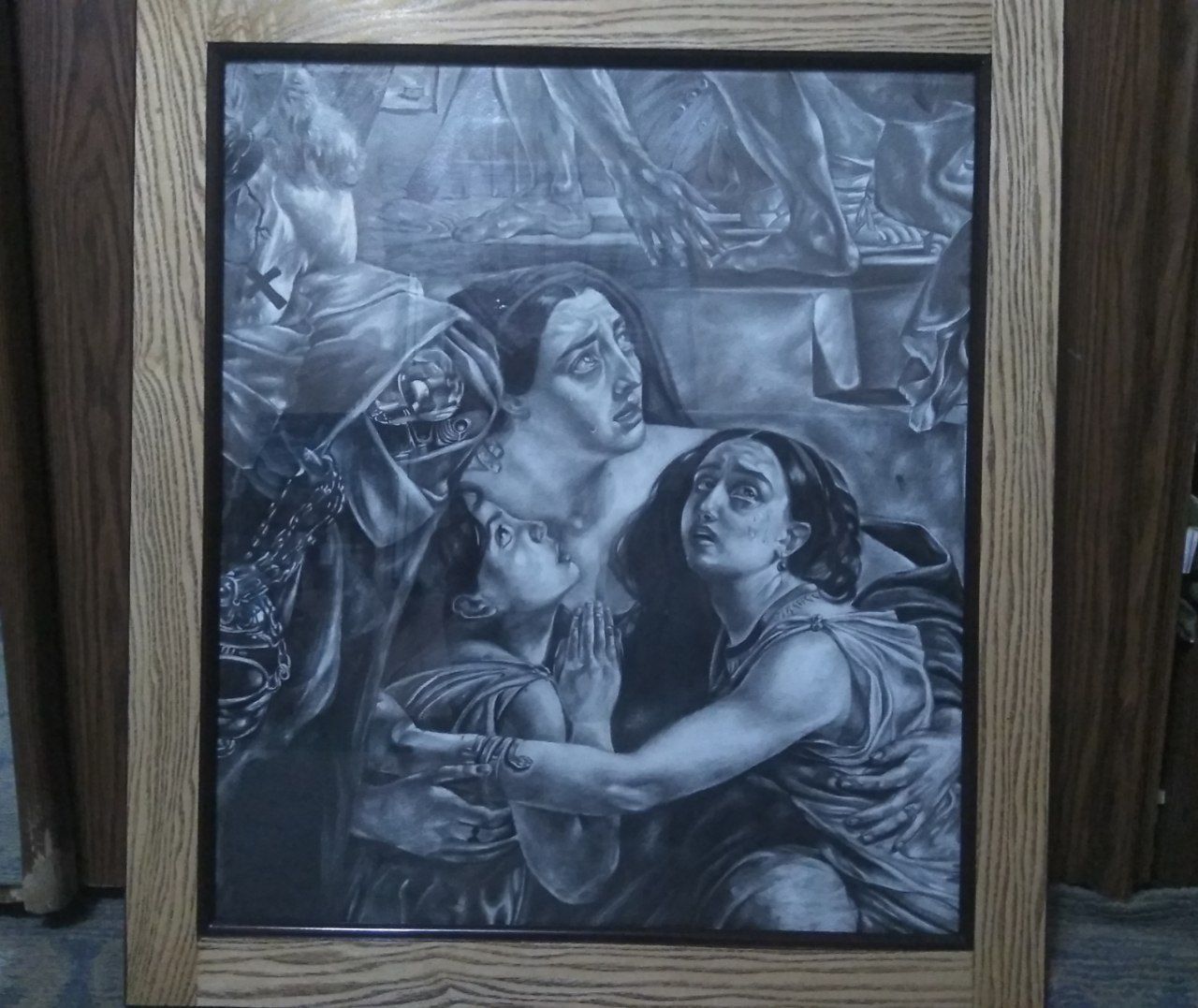 Фрагмент из картины"Последний день Помпея"