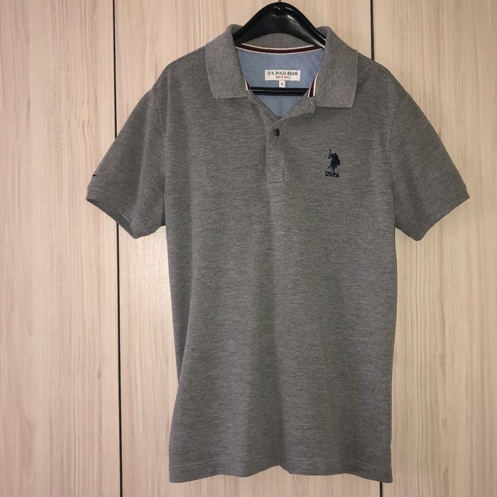Мъжка тениска с яка U.S. POLO ASSN.