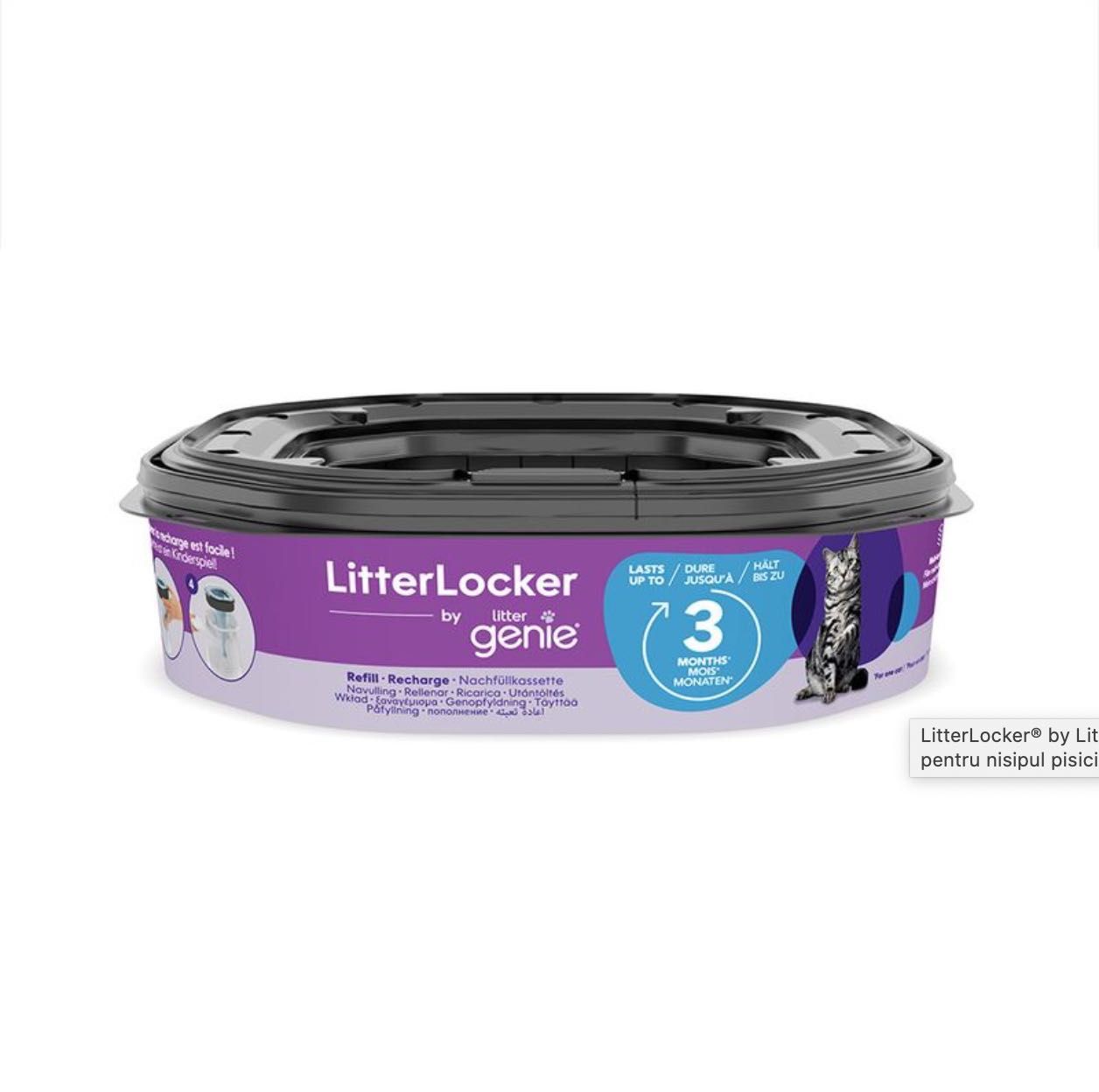 LitterLocker Cos de gunoi pentru nisipul pisicilor - Nou