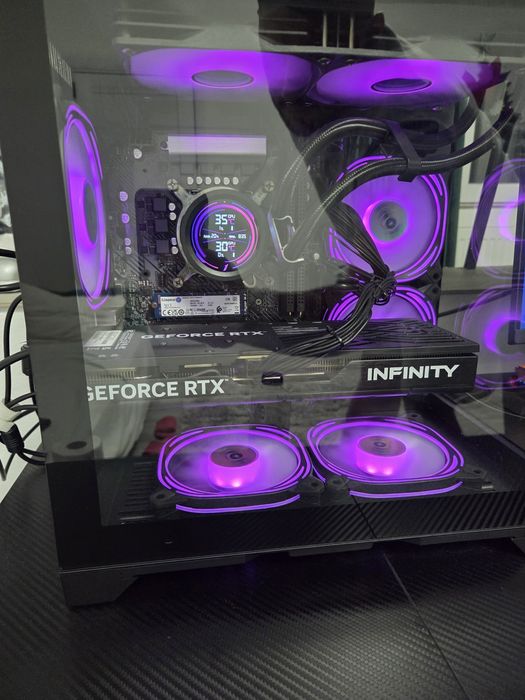 PC gaming 5060TI setup COMPLET in garantie 2 ani