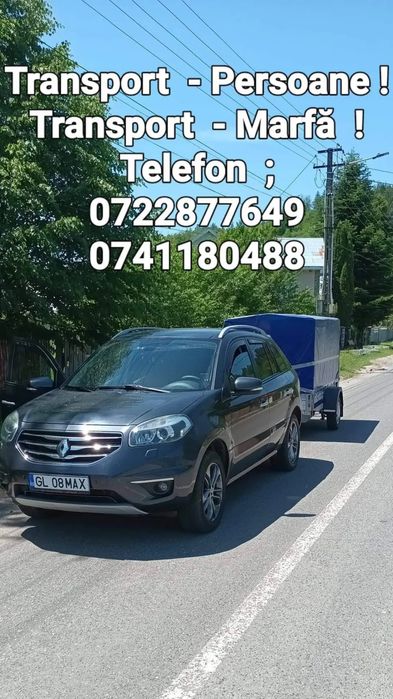 Transport de Persoane și Marfă în Regim Privat & Închirieri Auto 24/24