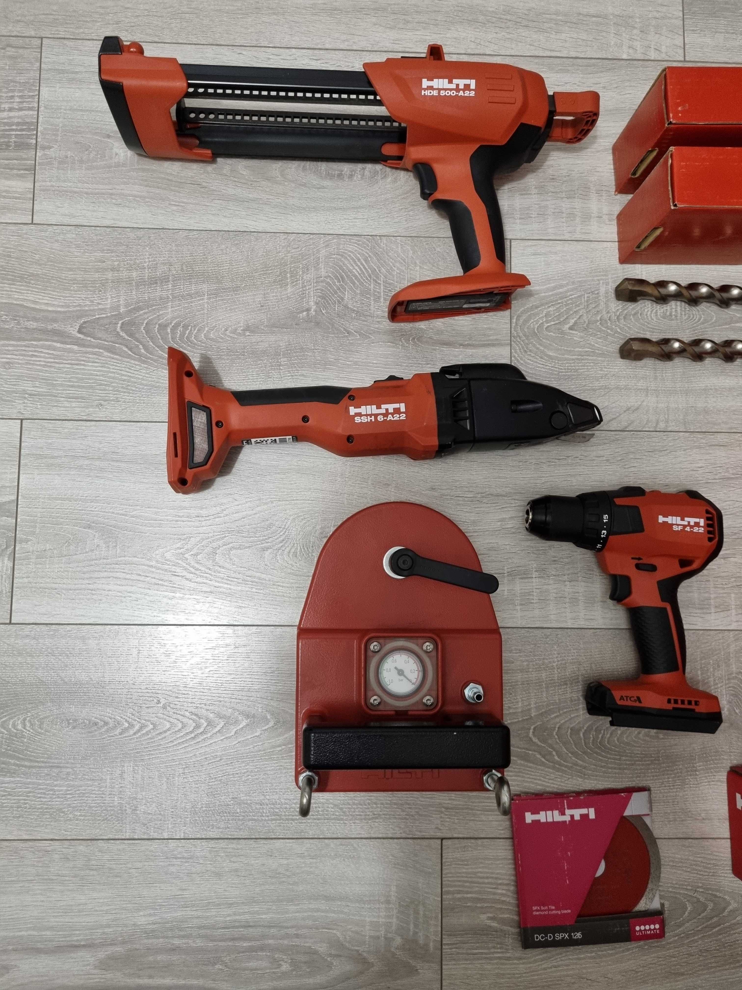 Hilti Burghie, Cuie, Scule